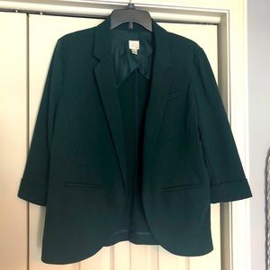 Deep green blazer